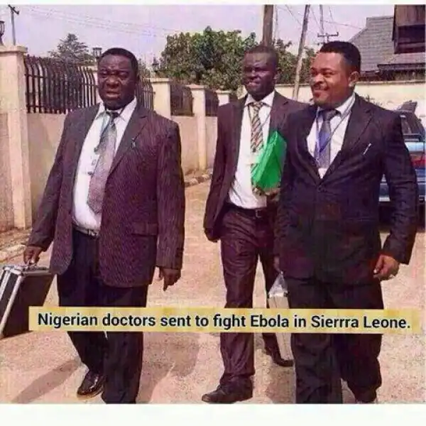 JOke Of The Day! Ebola Doctors From Nigeria Has Cure!!!